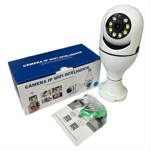 Câmera IP Wireless p/ Bocal Lampada