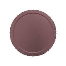 Cake Board Escalope 26CM OURO ROSE