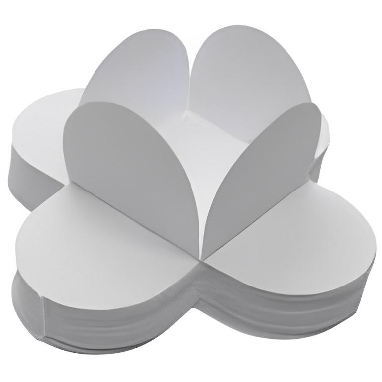 Forminha 4 petalas Branco c/50un