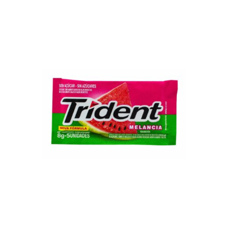 CHICLETE TRIDENT MELANCIA DISPLAY C/21