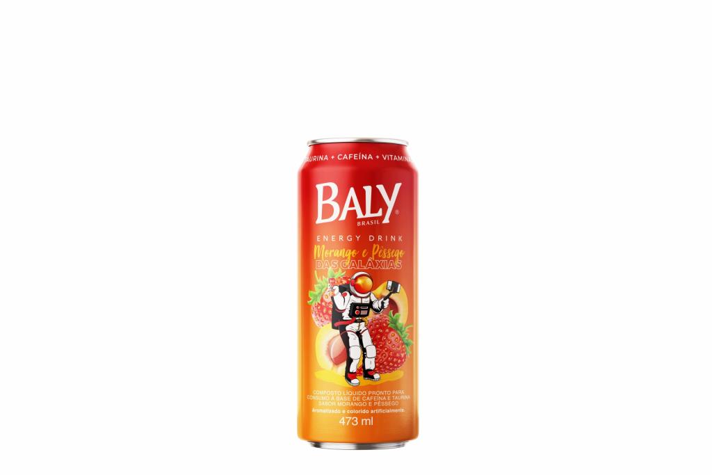 ENERGETICO BALY MORANGO E PESSEGO 473ML C/6