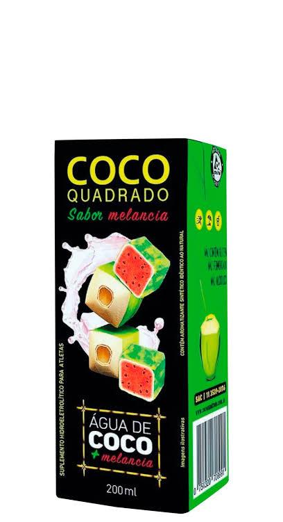 AGUA DE COCO QUADRADO MELANCIA 200ML