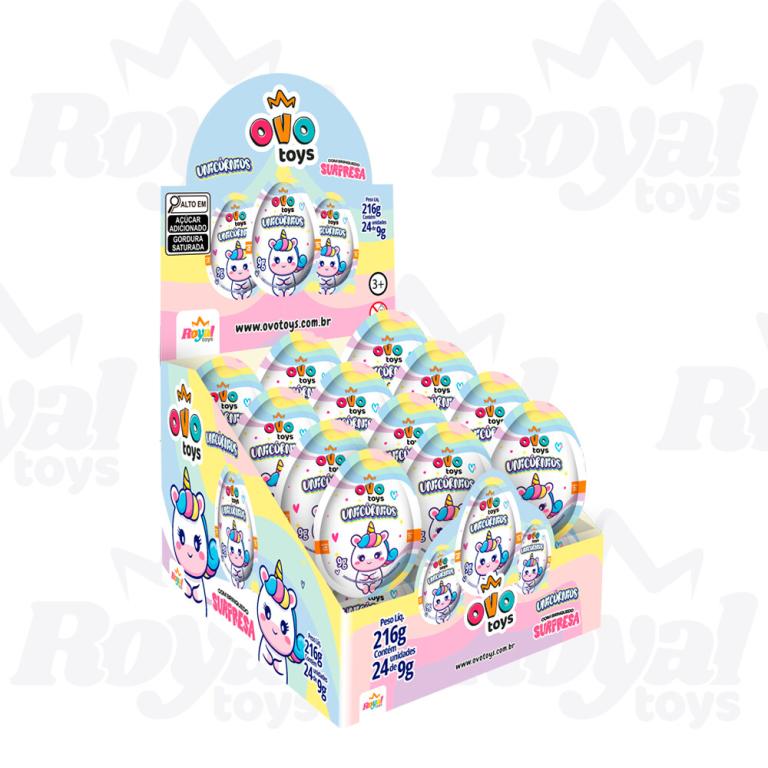 TOYS OVO UNICORNIO ROYAL CX C/24