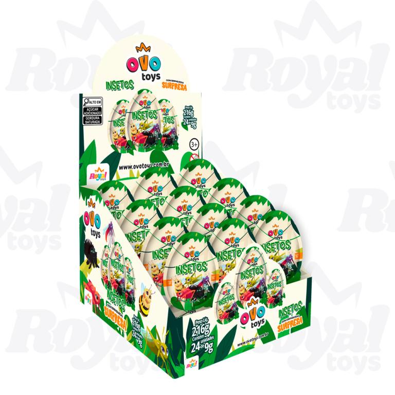 TOYS OVO INSETOS ROYAL CX C/24UN