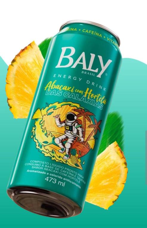 ENERGETICO BALY ABACAXI COM HORTELA 473ML FD C/6