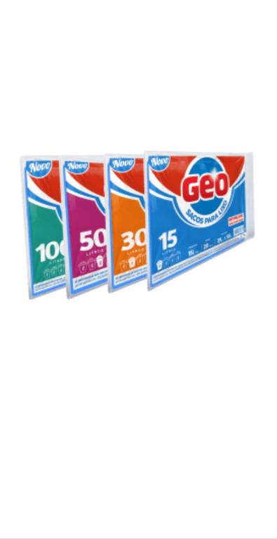 SACO LIXO GEO 30L PRETO PCT 10UN FARDO C/25
