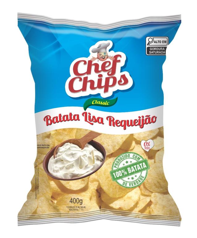 BATATA CHIPS LISA REQUEIJAO 400GR