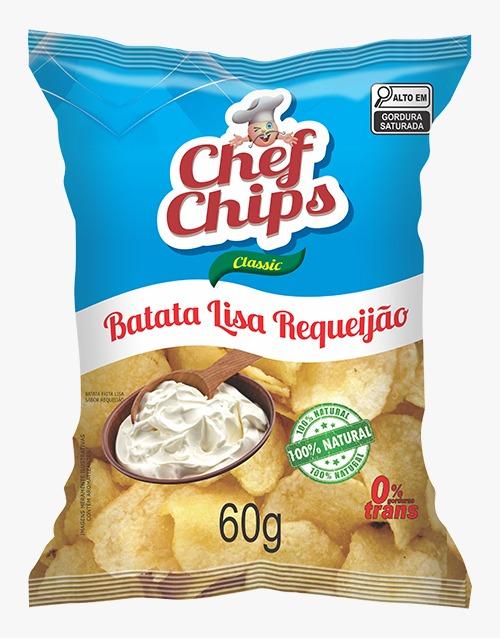 BATATA CHIPS LISA REQUEIJAO 60GR