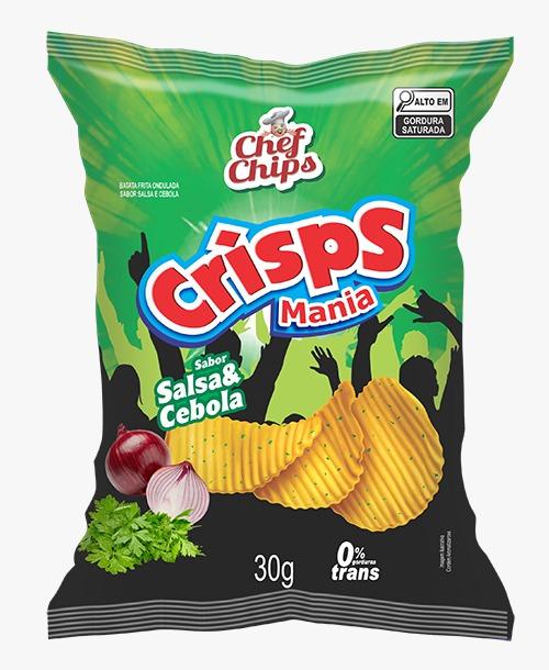 BATATA CRISPS MANIA 30GR SALSA & CEBOLA