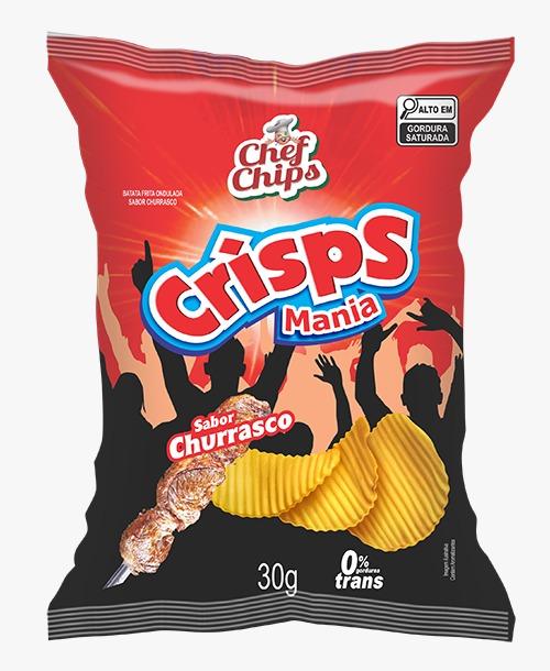 BATATA CRISPS MANIA 30GR CHURRASCO