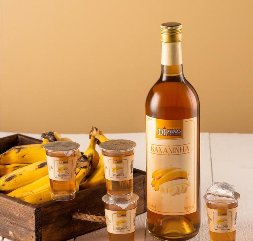 CACHAÇA DI MINAS BANANA 750ML
