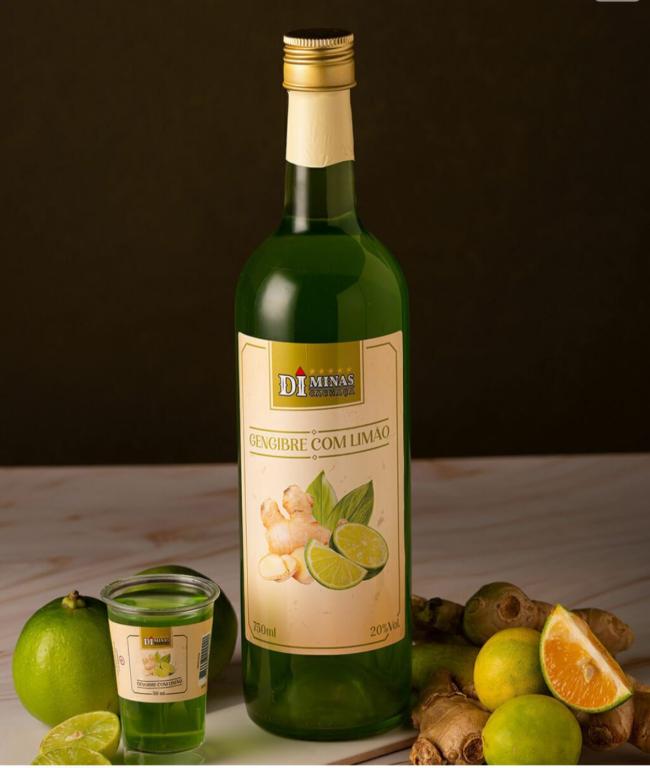 CACHAÇA DI MINAS GENGIBRE C/LIMAO 750ML
