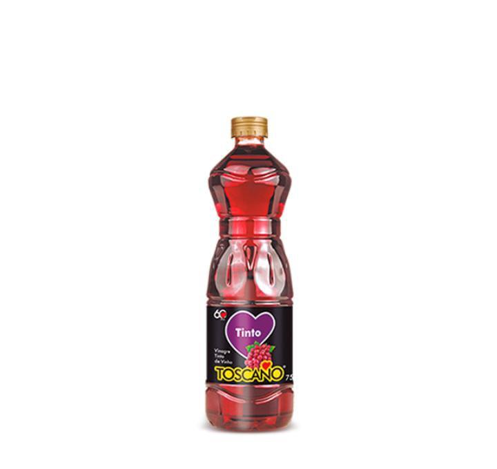 VINAGRE DE VINHO TINTO TOSCANO 750ML CX 1X12