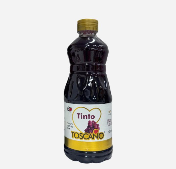 VINAGRE DE VINHO TINTO 6% BEM VIVER TOSCANO 500ML CX 1X12