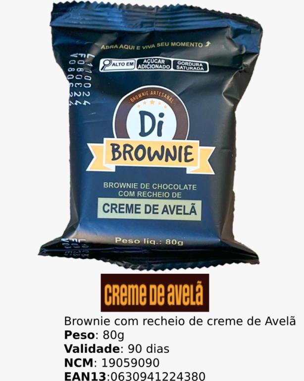 DI BROWNIE CREME DE AVELA DISP C/20UN