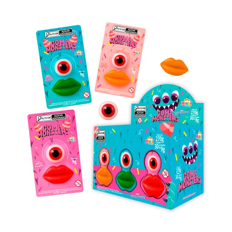 TOYS GOMA MONSTER ROYAL DISP C/30UN