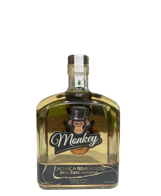 MONKEY CACHAÇA GOLD BRAZIL 750ML