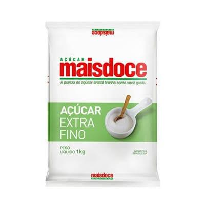 ACUCAR MAIS DOCE EXTRA FINO 1KG 1X10