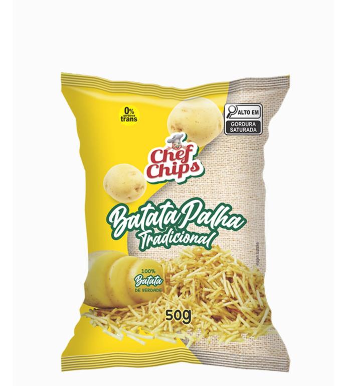 BATATA PALHA CHEF CHIPS TRADICIONAL 50GR