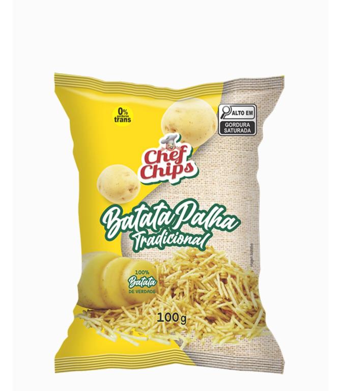 BATATA PALHA CHEF CHIPS TRADICIONAL 100GR
