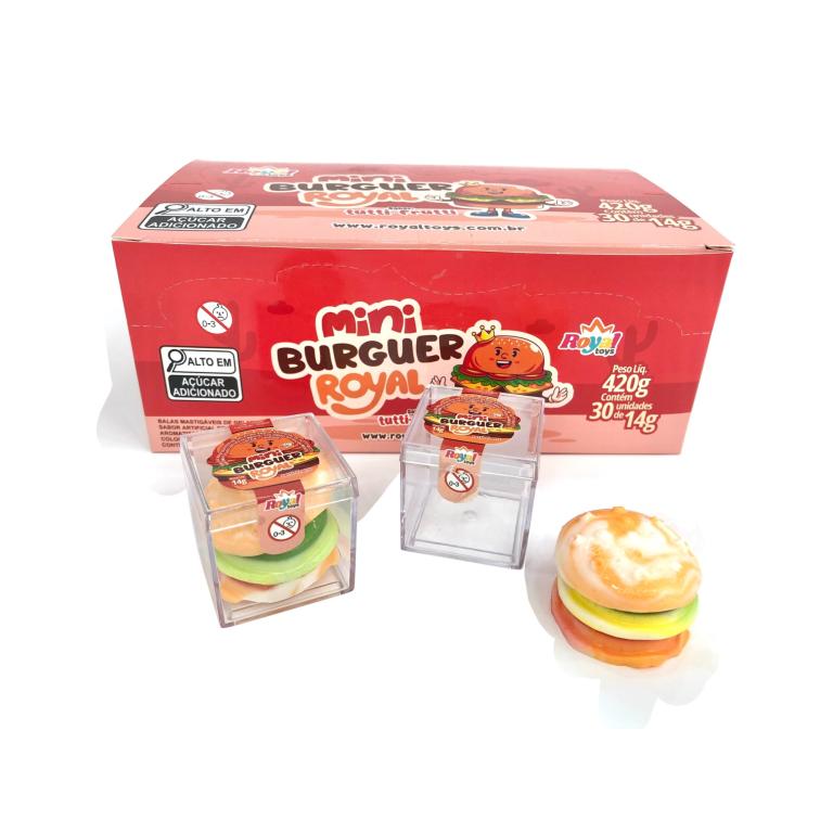 TOYS MINIBURGUER  ROYAL DISP C/30UN