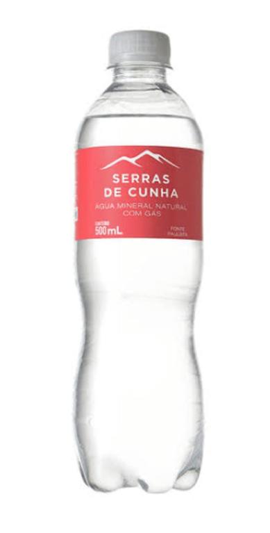 AGUA MINERAL GAS SERRAS DA CUNHA  500ML PACK 1X12