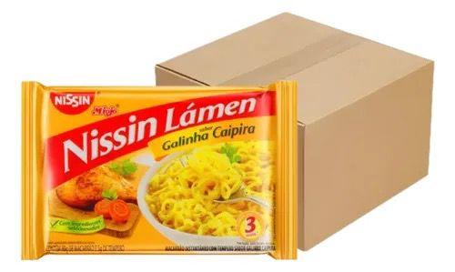 MACARRAO INSTANTANEO NISSAN GALINHA CAIPIRA CAIXA C/72UN
