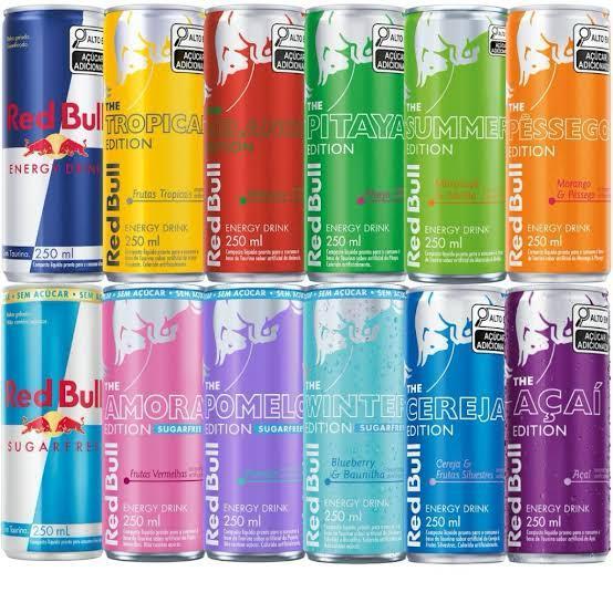 ENERGETICO RED BULL SABOR CX MISTA 250ML C/24UN