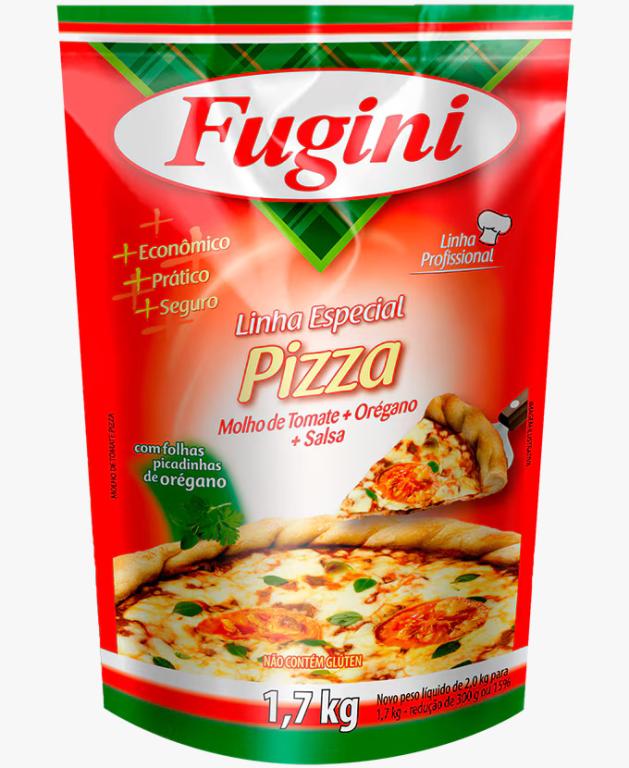 FUGINI MOLHO DE TOMATE PIZZA SACHE 1,7KG UN
