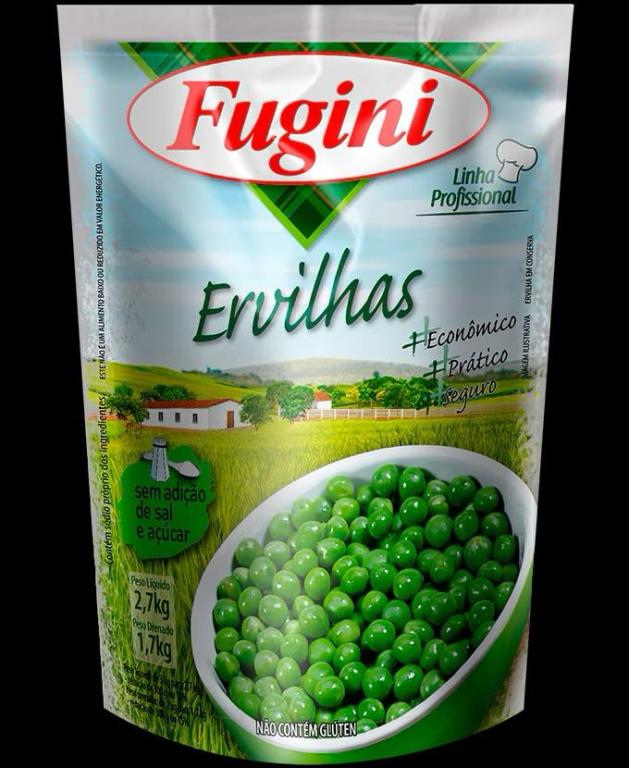 FUGINI ERVILHA SACHE 1,7KG FOOD UN