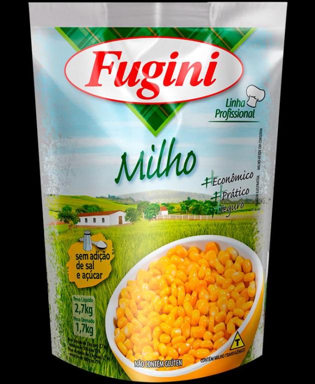 FUGINI MILHO SACHE 1,7KG FOOD UN