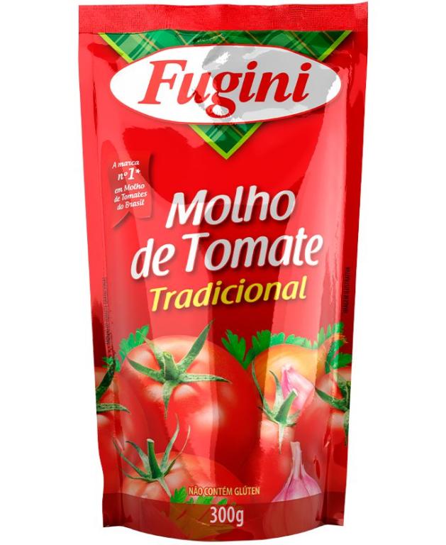 FUGINI MOLHO DE TOMATE TRAD SACHE 300GR CX 1X36UN