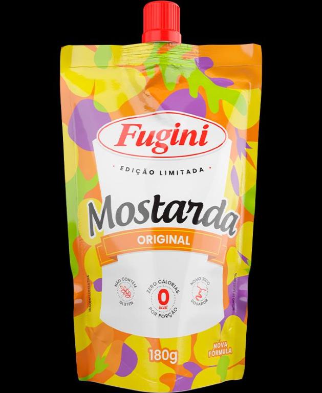 FUGINI MOLHO MOSTARDA SACHE BICO 180GR CX 1X32UN