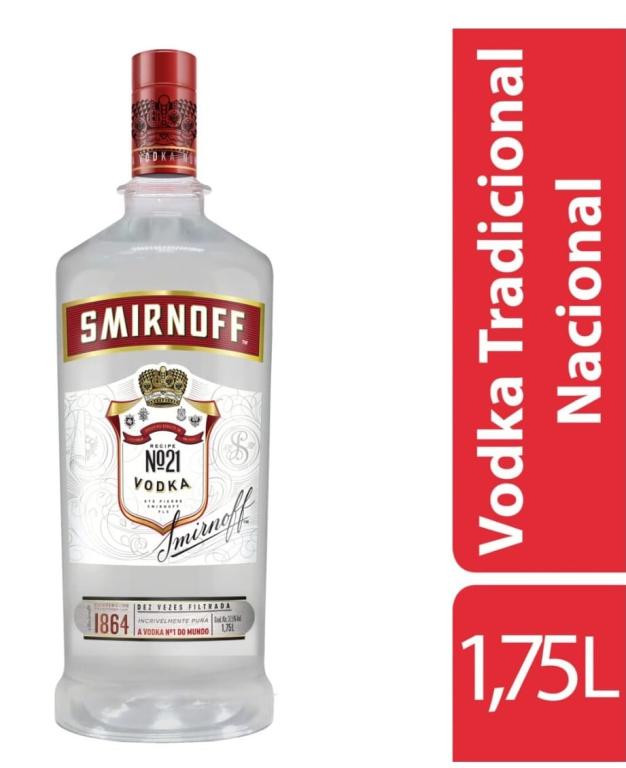 VODKA SMIRNOFF 1.750LTS UN