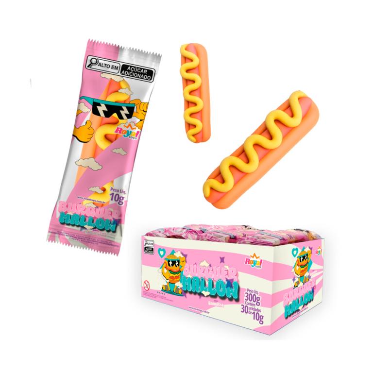 TOYS BURGUERMALLOW SABOR BAUNILHA DISP C/30UN