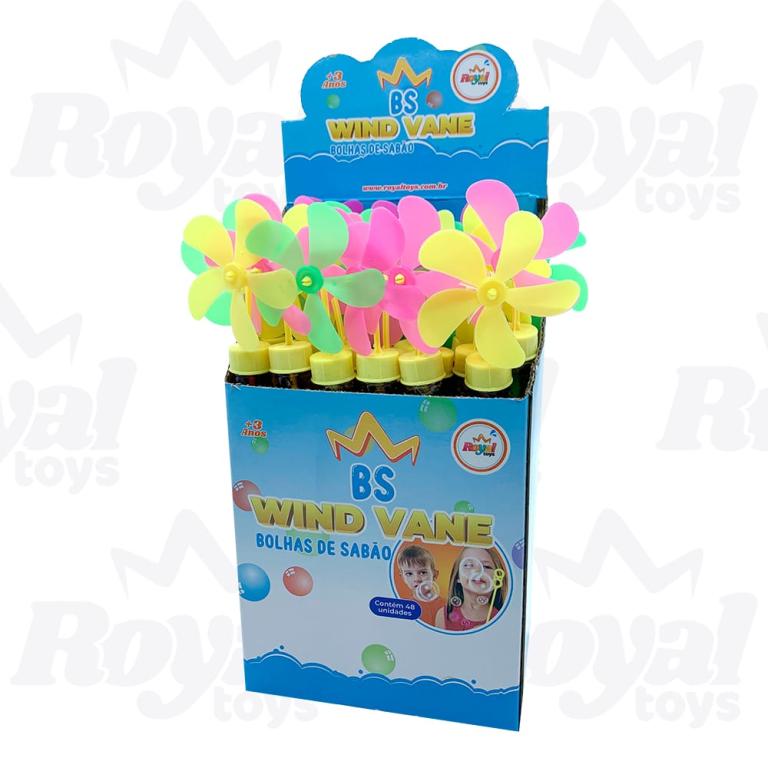 TOYS BOLHA DE SABÃO BS - WIND VANE ROYAL DISP C/24UN