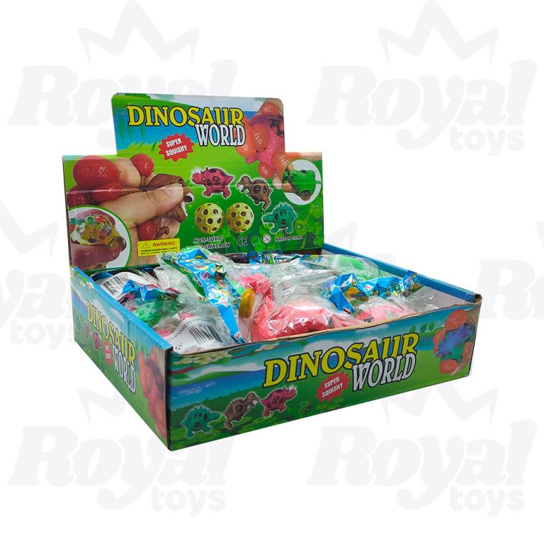 TOYS CUTE FROG DINOSAUR WORLD DISP C/ 12UN