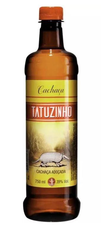 CACHACA TATUZINHO PET 750ML FD C/12UN