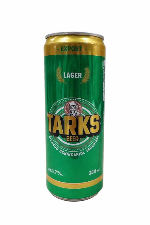 CERVEJA TARKES LAGER BEER 350ML FD C/12UN