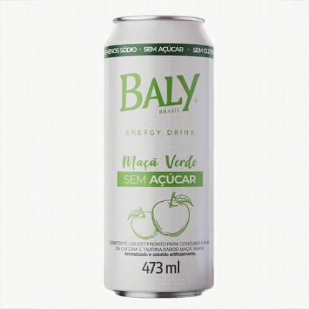ENERGETICO BALY 473ML MACA VERDE S/ AÇUCAR FD C/6