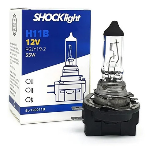 LAMPADA HALOGENA STANDART H11B 12V 55W PGJY19-2