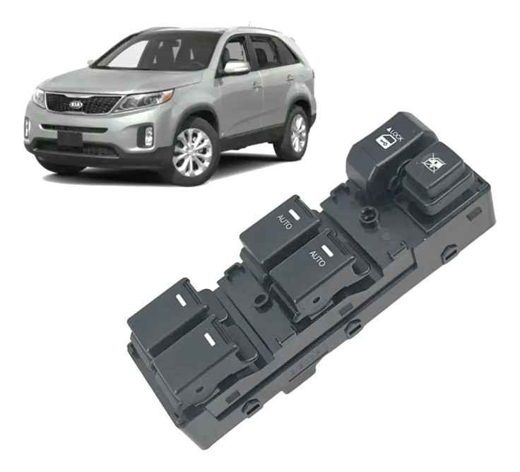 IInterruptor vidro Kia Sorento 2011 Até 2015 2 Botões Auto