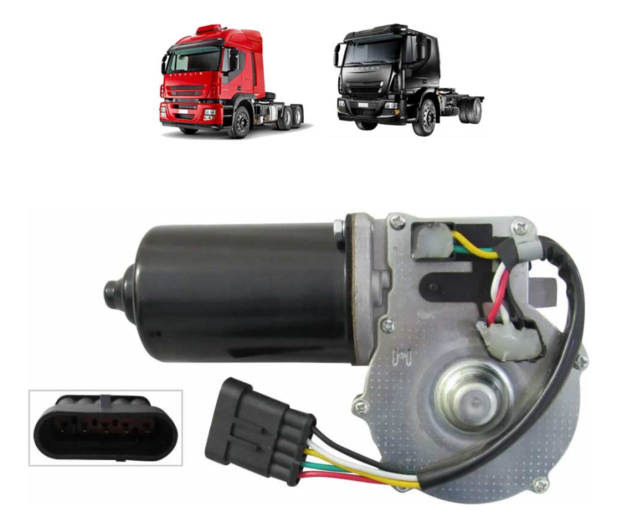 MOTOR DO LIMPADOR STRALIS/EUROTRAKKER/TECTOR/CURSOR/EUROCARG
