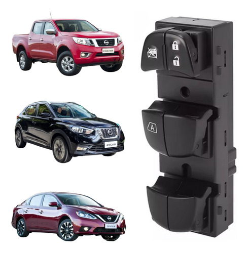 Botão Elétrico Vidro Nissan Frontier 2017 2018 2019 2020