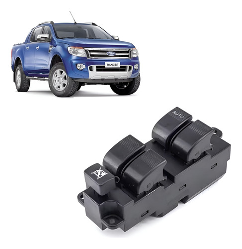 Comando Vidro Botão Eletrico Ford Ranger 2012 2013 2014 2015