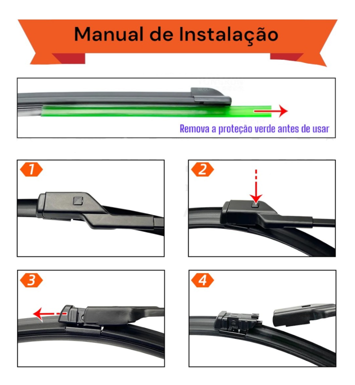 PALHETA DO LIMPADOR ESPECIFICA Gol G6 Saveiro Voyage G VIII