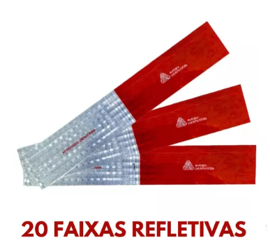 FAIXA FITA REFLETIVA LATERAL HT 0,05X0,30M LE