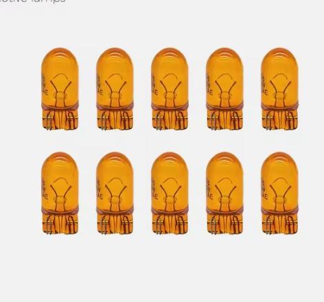 LAMPADA T10 12V W2,1 X 9,5D PINGAO AMBAR