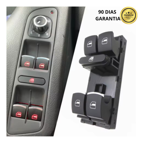 Interruptor Vidro Elétrico Amarok Botão 2010 2011 2012 2013 2014