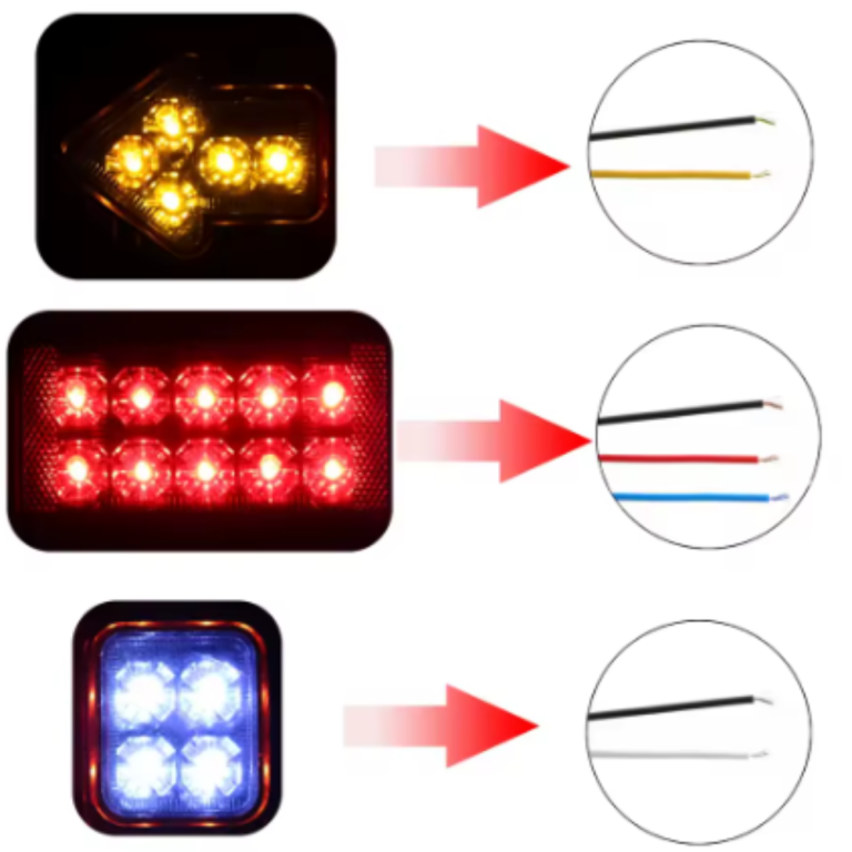 LANTERNA GRANDE LED TIPO CANOINHA